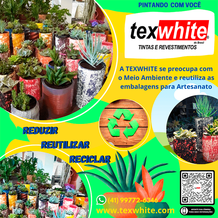 Ações em favor da Natureza Tintas Texwhite